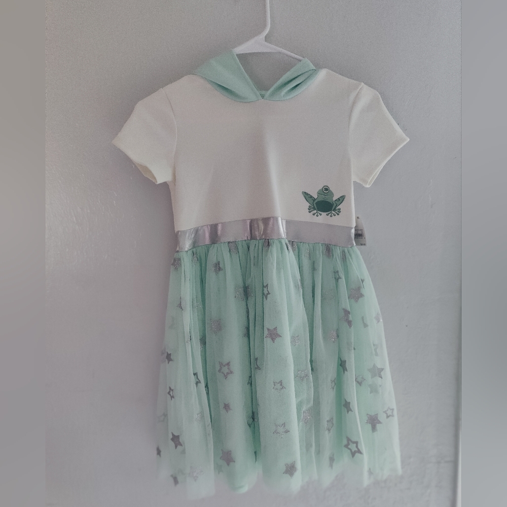 Mint Green and White Joda Dress